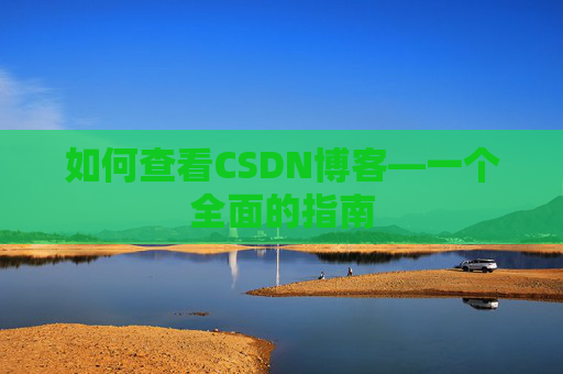 如何查看CSDN博客—一个全面的指南